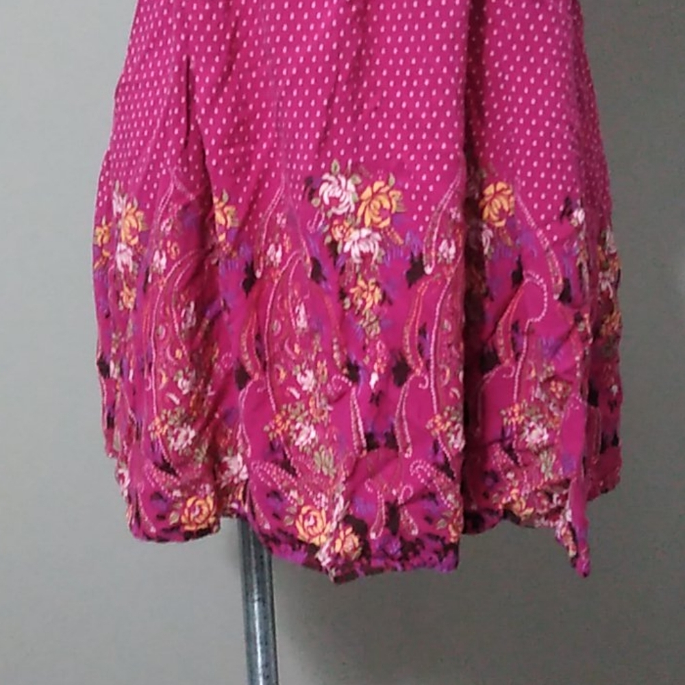 Free People pink polka dot baby doll dress small - Picture 3 of 13